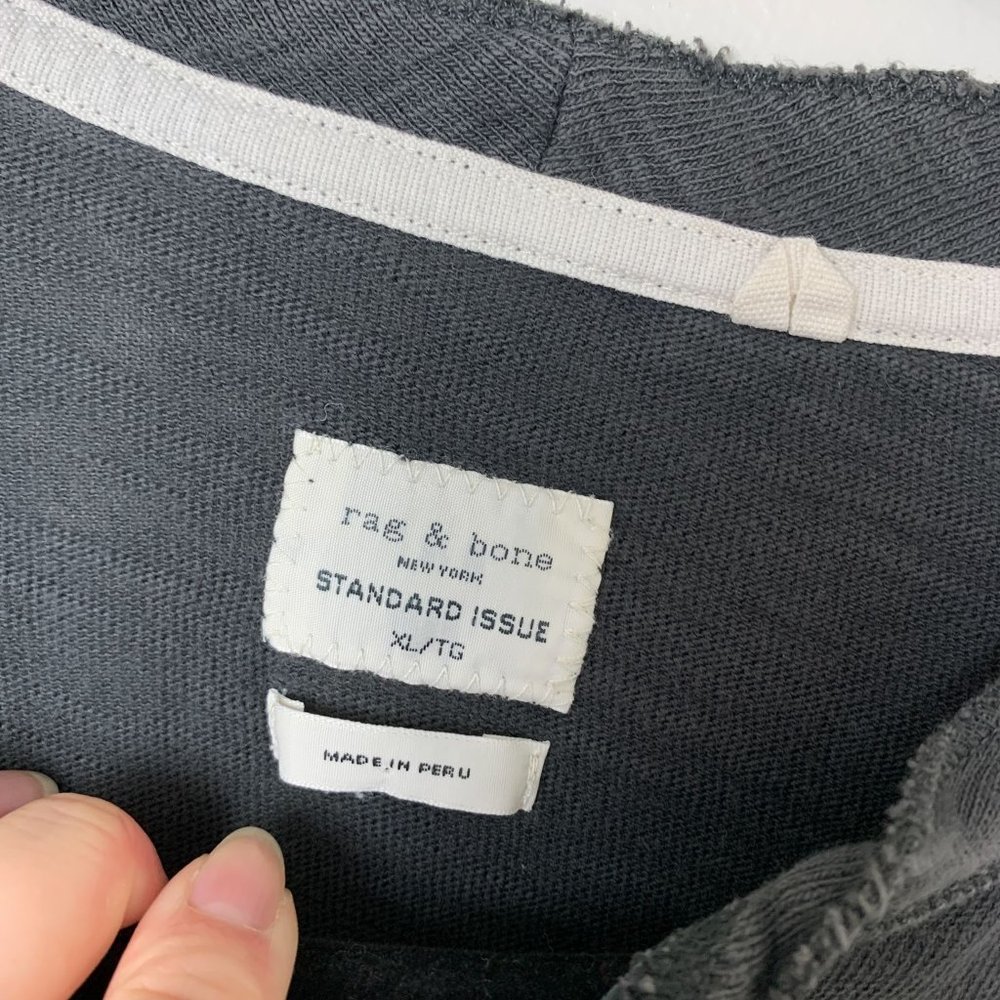 Rag & Bone Standard Issue Gray Henley - image 4